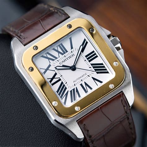 used cartier santos xl|cartier santos 100 price.